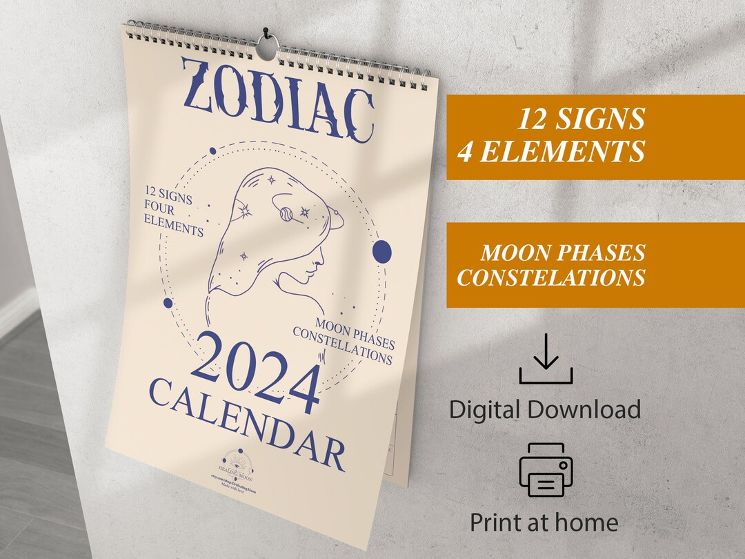 Astrology Wall Calendar 2024: Your Zodiac Guide for the Year Ahead