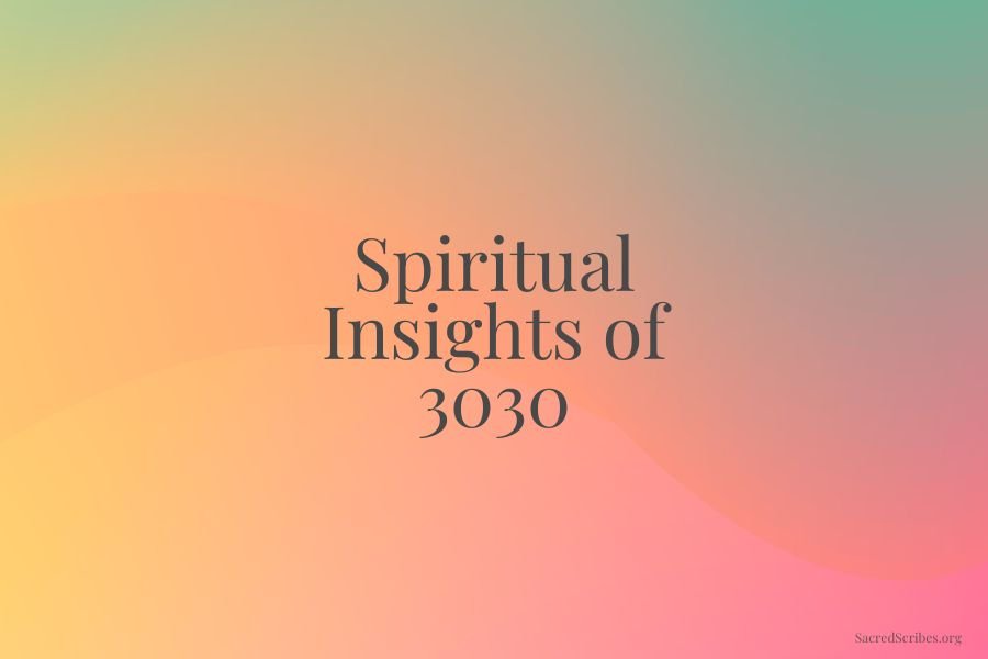What Does Angel Number 3030 Mean? Insights by Joanne Walmsley