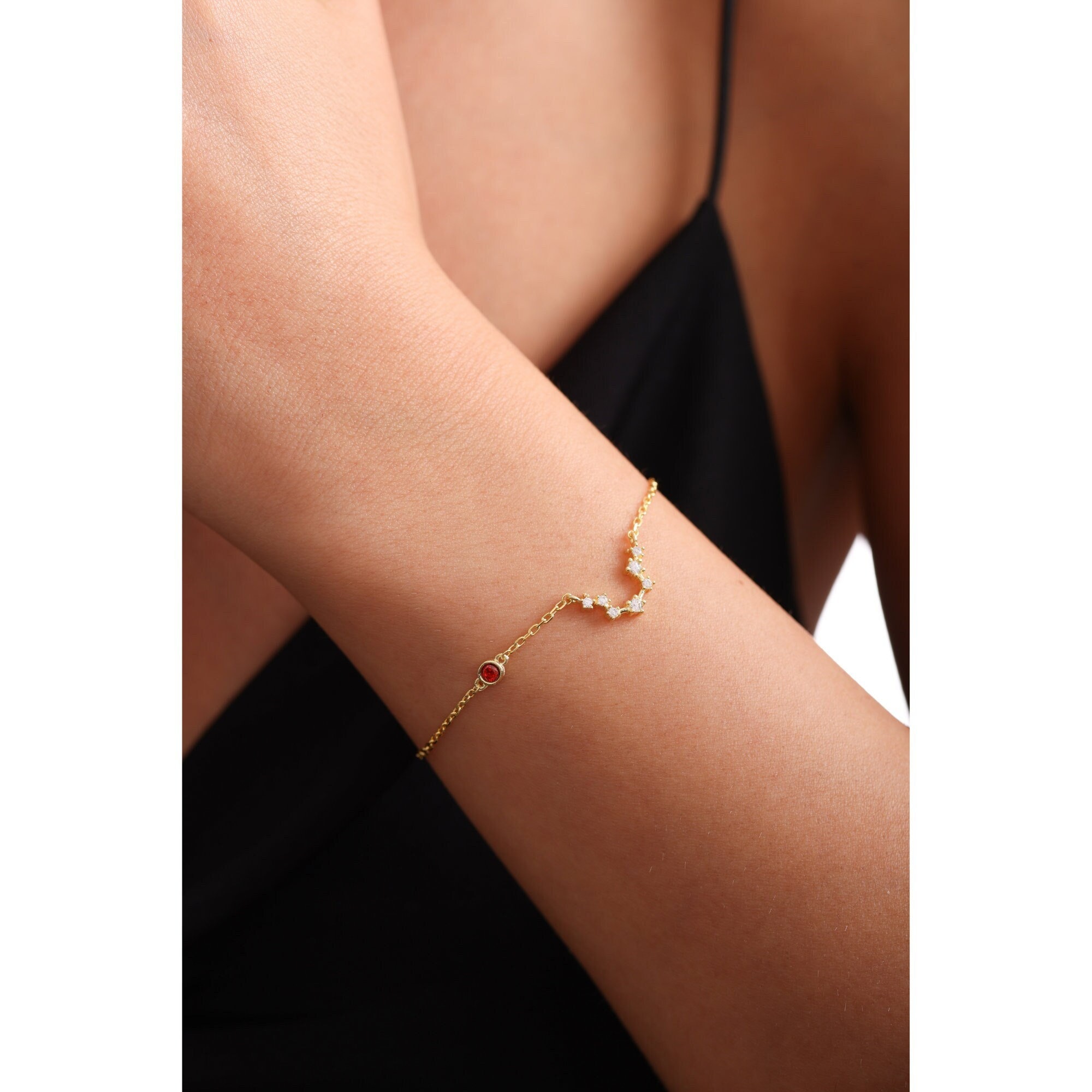 Stunning Constellation Bracelets with Sparkling Zirconia – Perfect for Every Star Lover