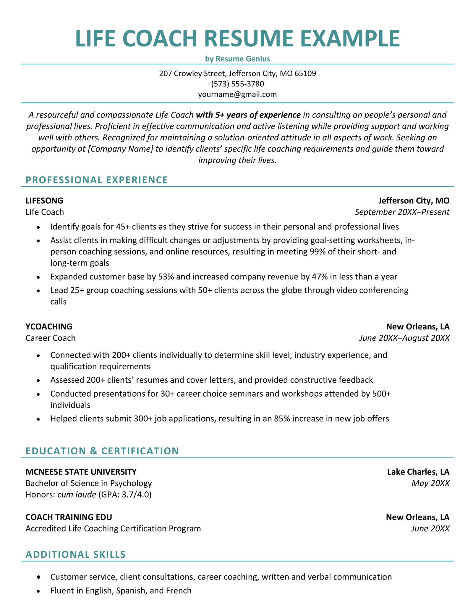 Essential Tips for Writing a Compelling Tarot Life Coach Resume