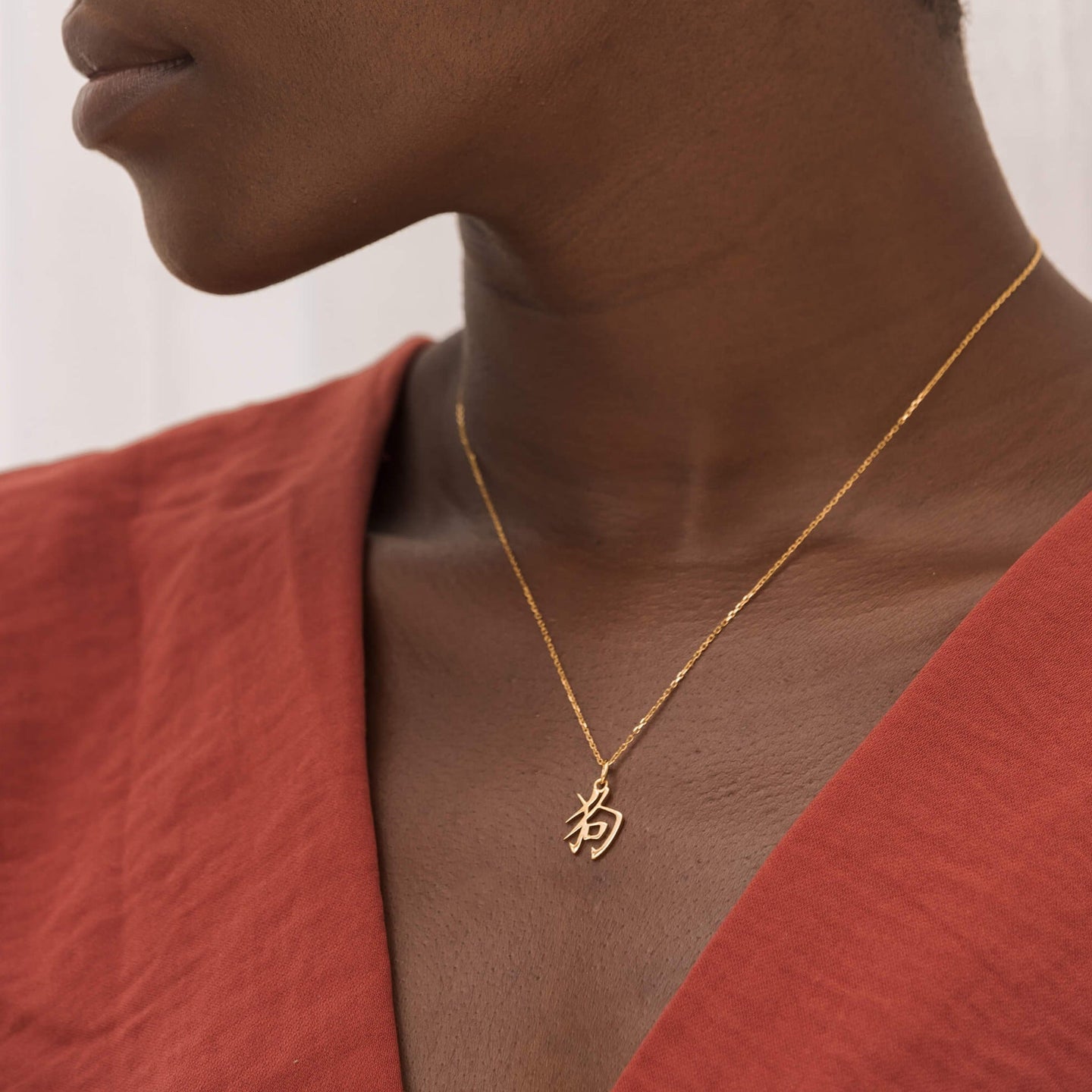 Handcrafted Chinese Zodiac Horse Necklace in 22K Gold - Embrace Prosperity