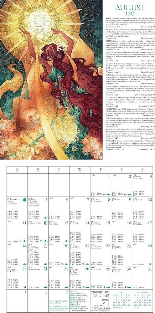 Buy Llewellyns 2024 Astrological Calendar: Your Guide to the Stars This Year
