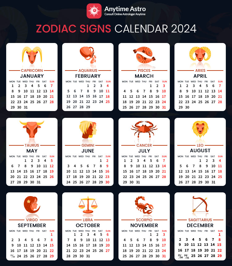 Unlock the Stars: Quick Calendar Dates for Zodiac Signs