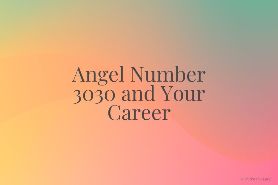 What Does Angel Number 3030 Mean? Insights by Joanne Walmsley