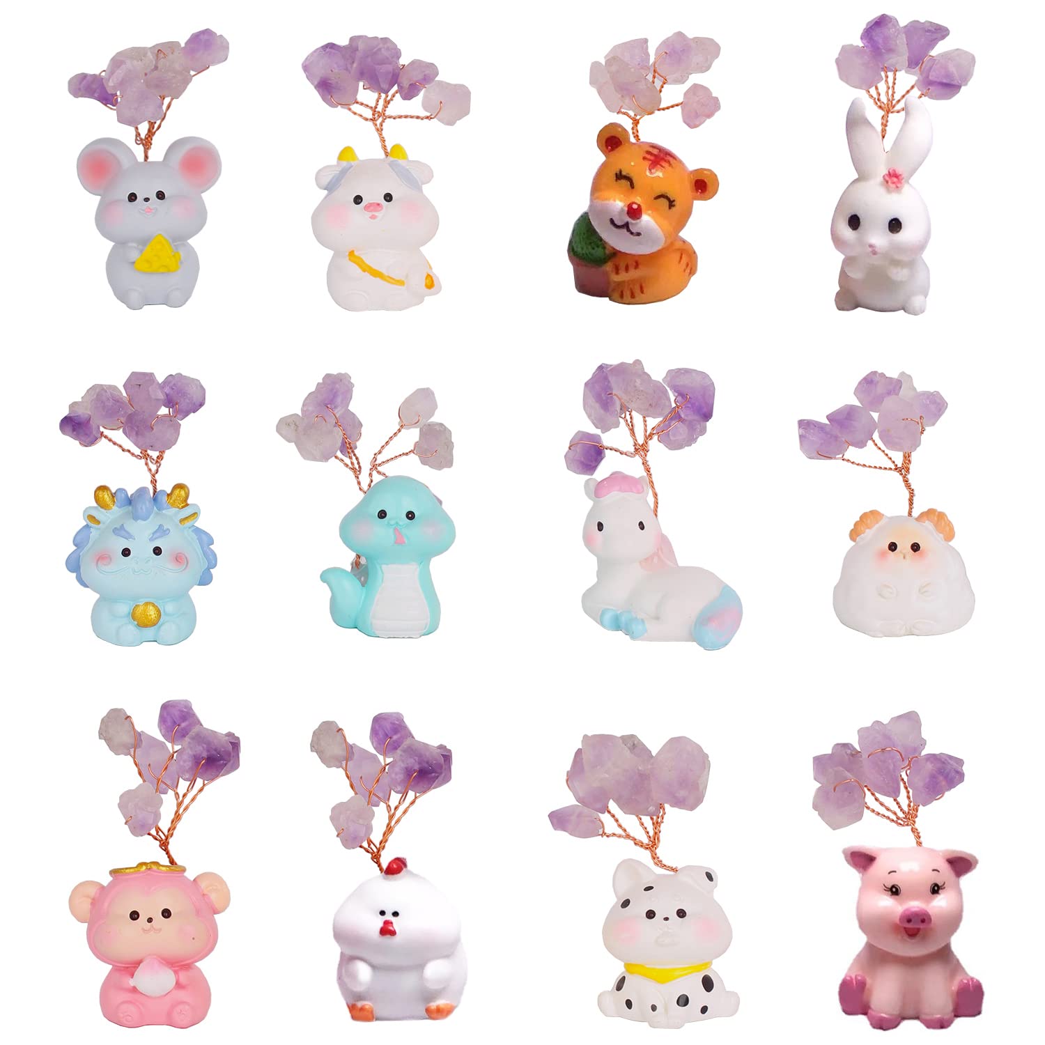 Shop Unique Chinese Zodiac Figurines: 12 Animal Symbols in Stunning Detail