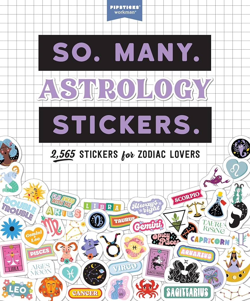 Explore Unique Astrology Stickers for Every Zodiac Sign – Shop Now!