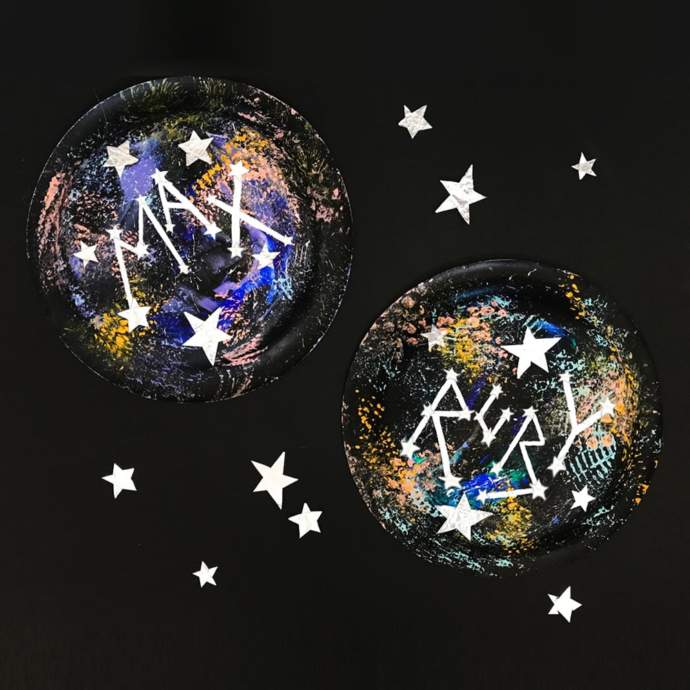 DIY constellation plate: Create your own personalized star sign design!