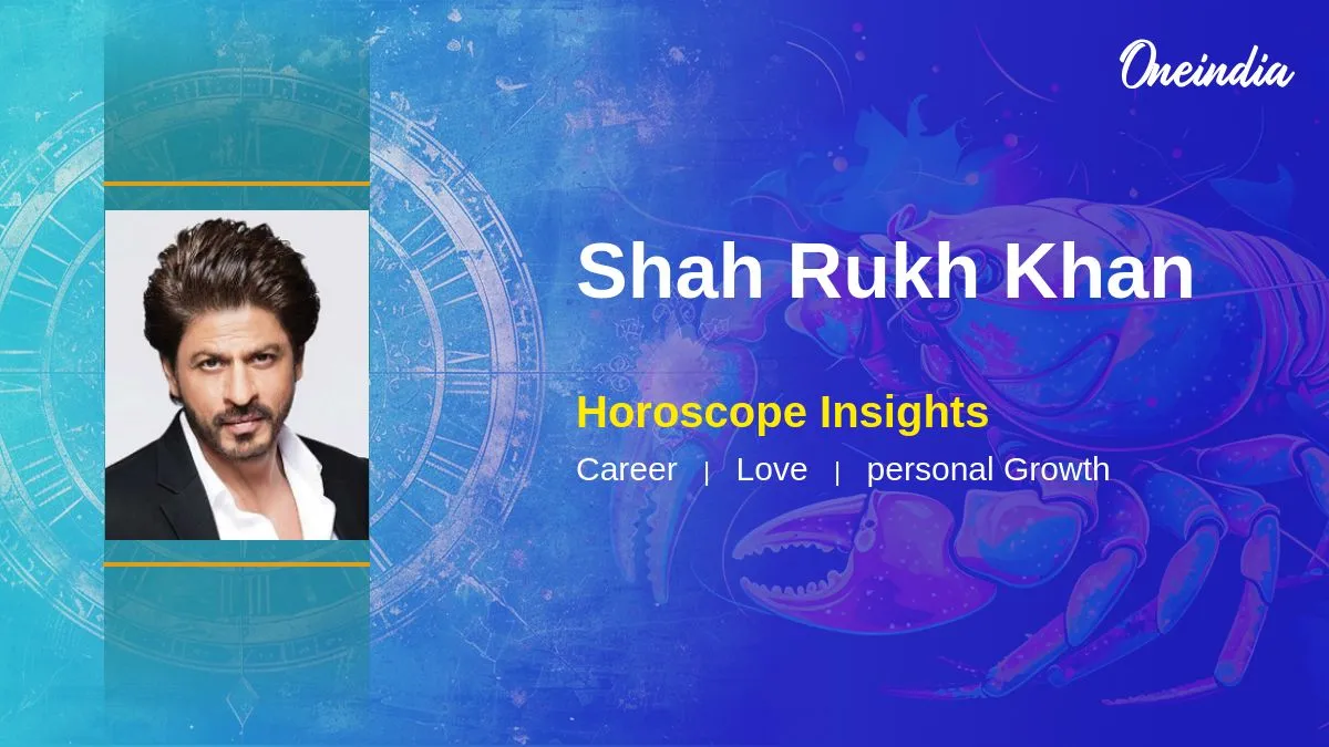 checking out shahrukh khan horoscope, how his stars shaped his career.