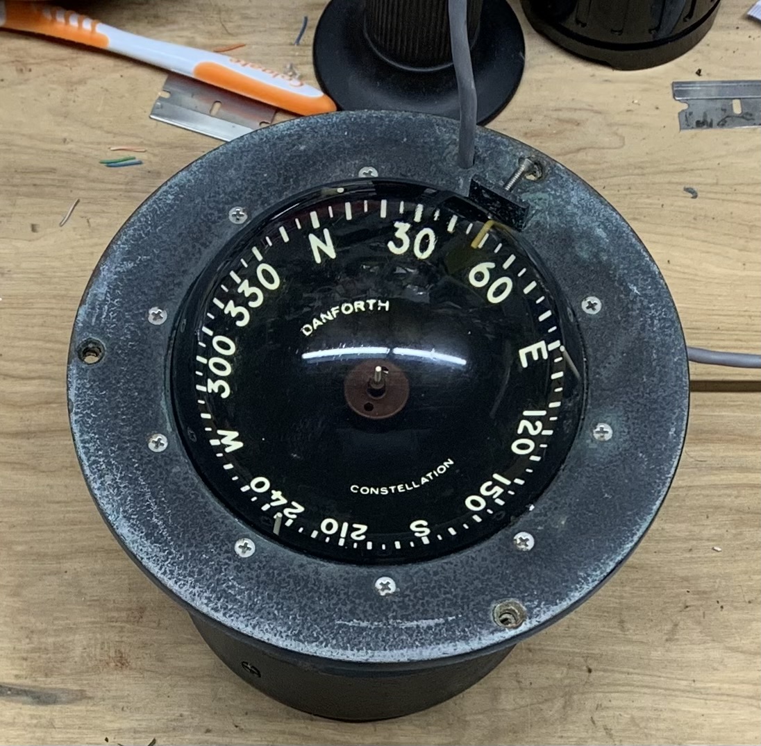 Refitting Your Helm with a Danforth Constellation Compass