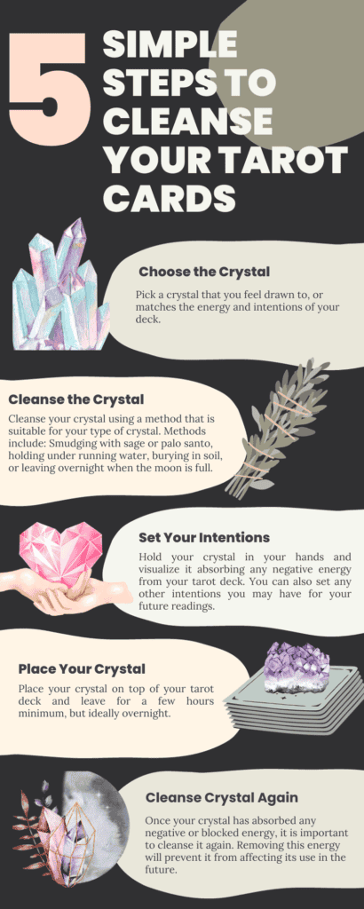 How to cleanse and charge your tarot crystals: make your crystals work properly!