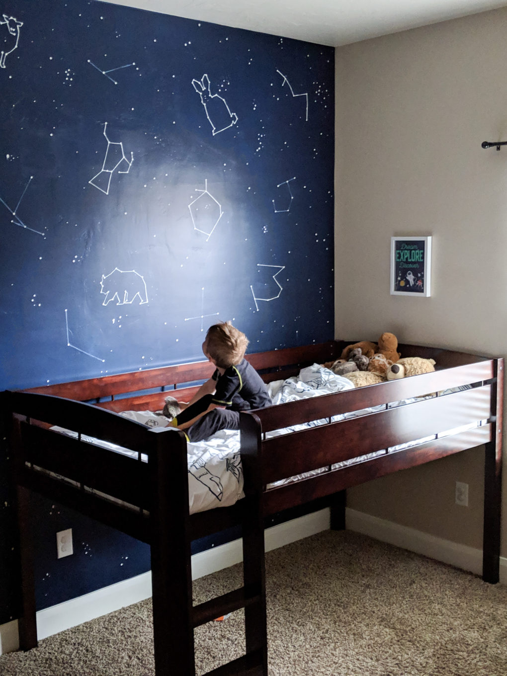 Easy DIY Constellation Paint Color: Create a Night Sky Mural in Your Home