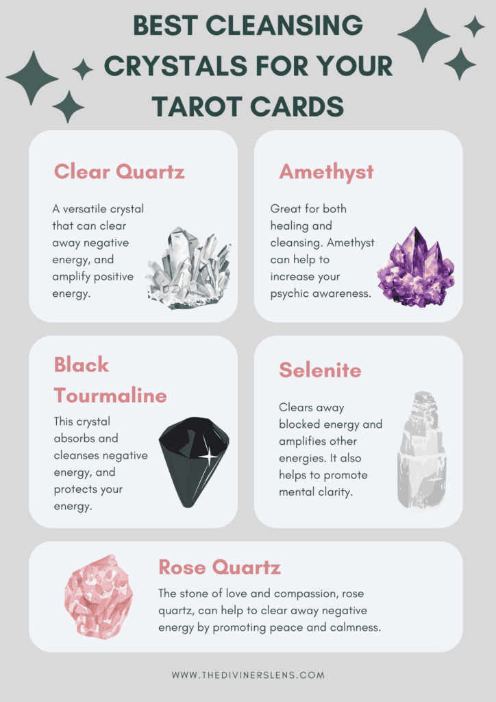 How to cleanse and charge your tarot crystals: make your crystals work properly!
