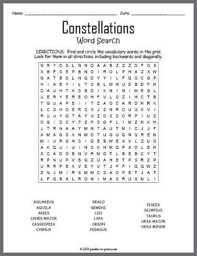 Cant Find the Answers? Easy Constellations Word Search Answer Key and Tips for You!