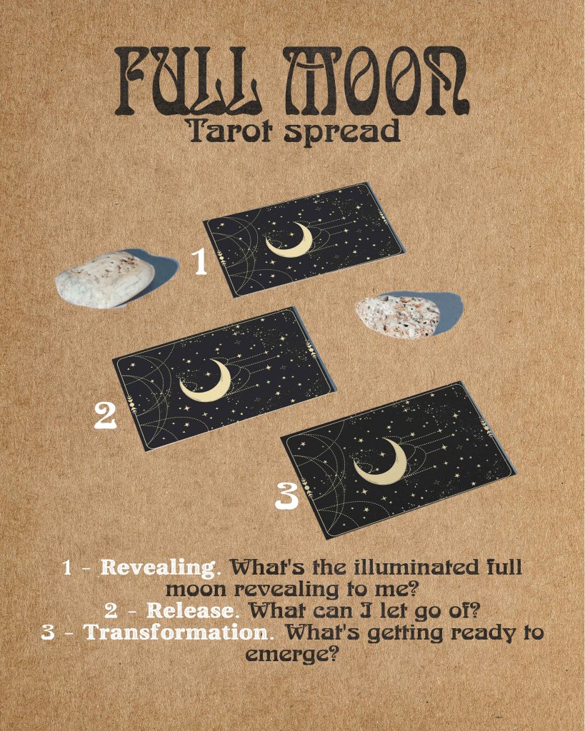 Full moon tarot reading for beginners (get your best spread today)