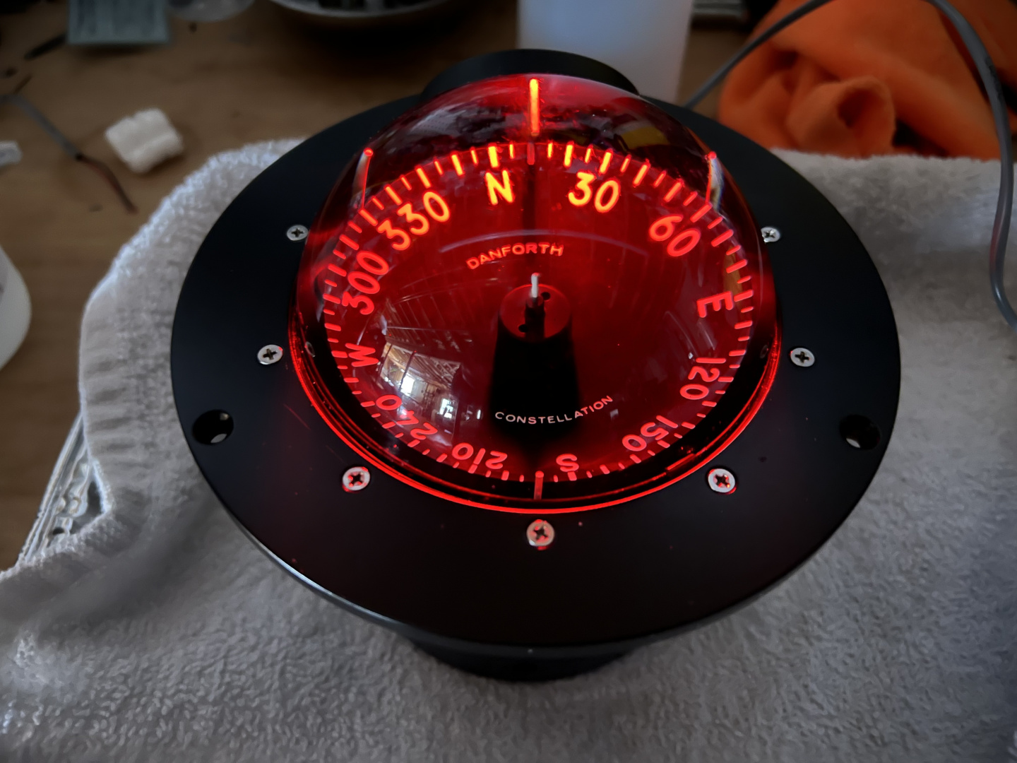 Refitting Your Helm with a Danforth Constellation Compass