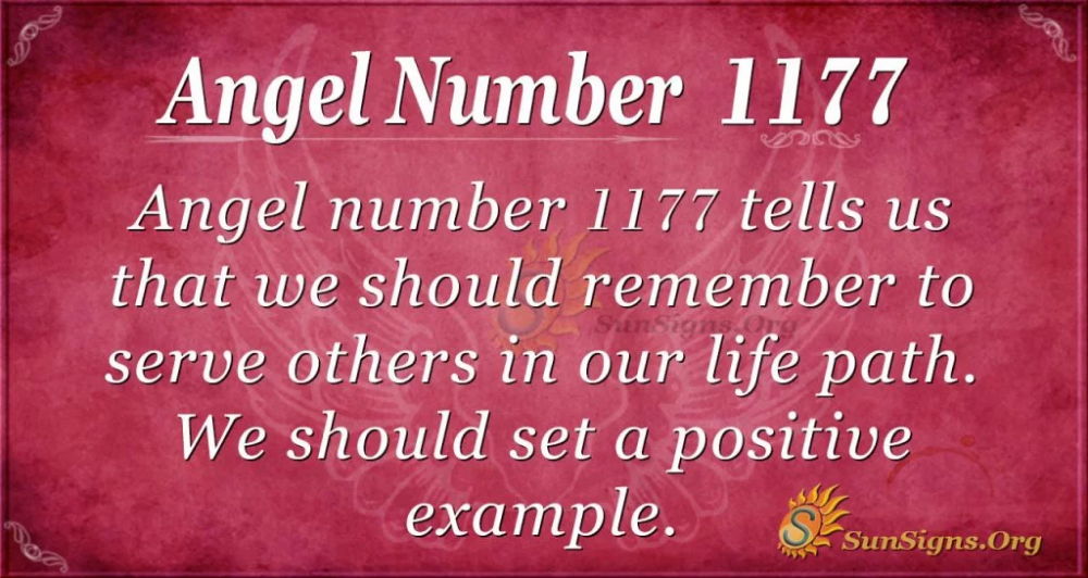 angel numbers 1177