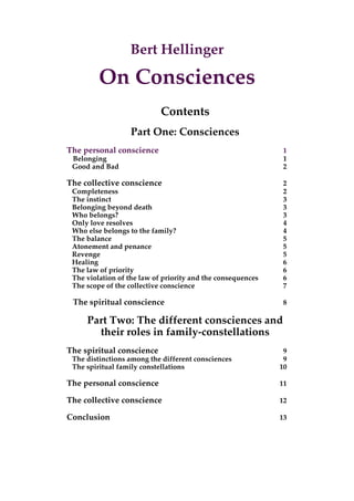 Best Bert Hellinger Family Constellation PDF Introduction and Insights