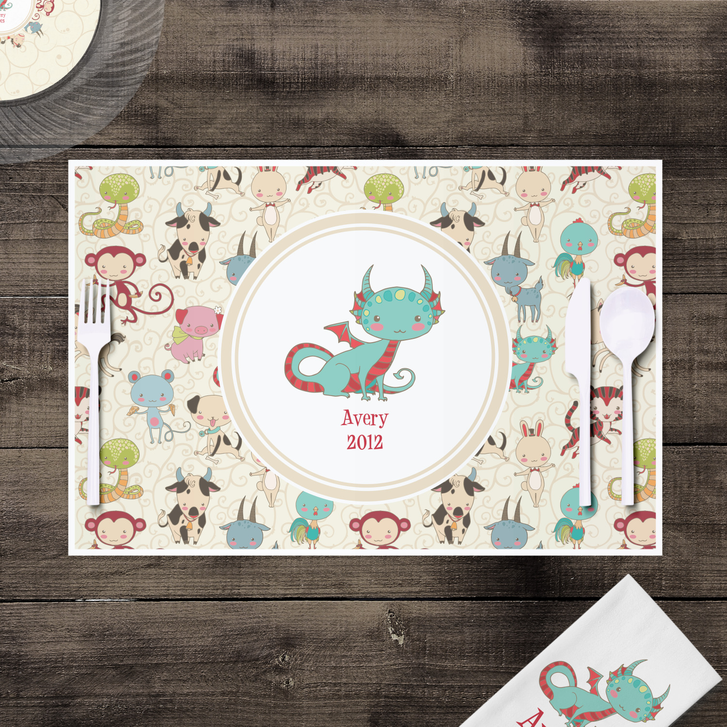 Unique Chinese Zodiac Paper Placemats Designs for You.