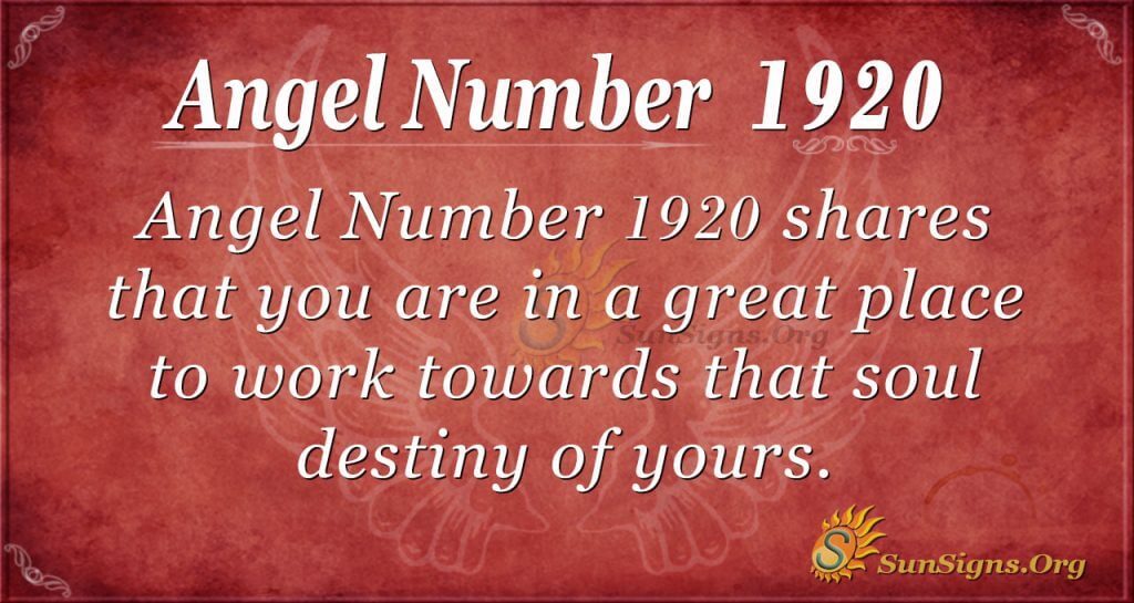 1920 Angel Number Meaning Revealed (Simple Explanations and Why Youre Seeing It Now)