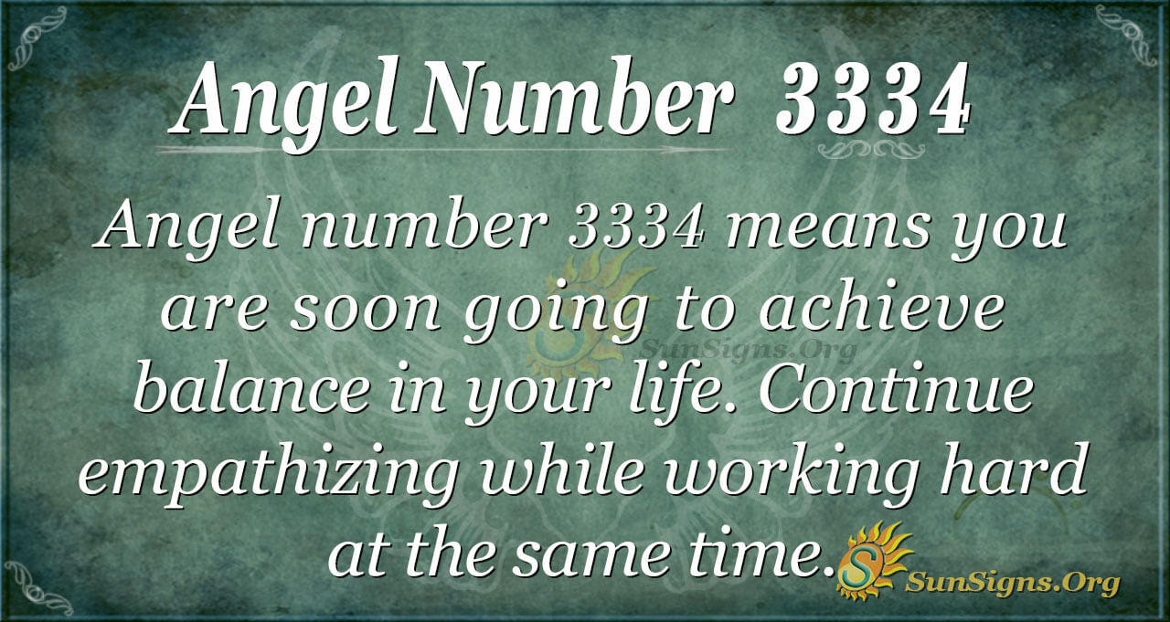 Seeing 3334 Angel Number What Does It Mean for Love Money and Career