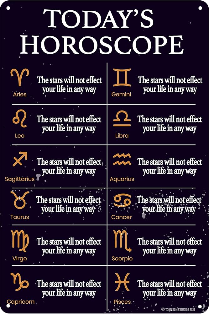 Funny Horoscope For Today: Your Daily Forecast is Hilarious, Read Whats Written in the Stars