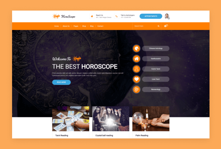 Looking for Astrologer Website Template Free? Find the Best Ones Here