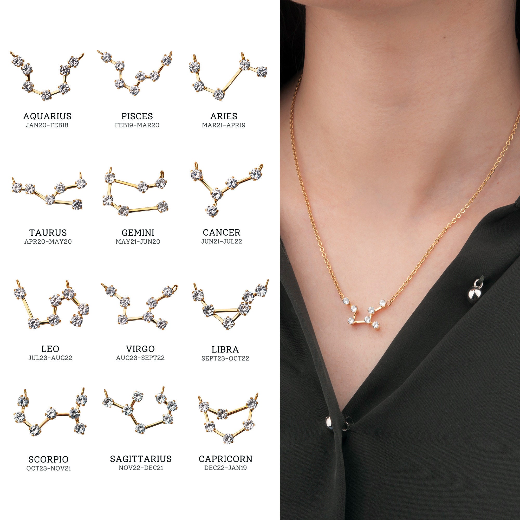 Best Constellation Zodiac Necklace: Shop Top Designs and Styles Online Now