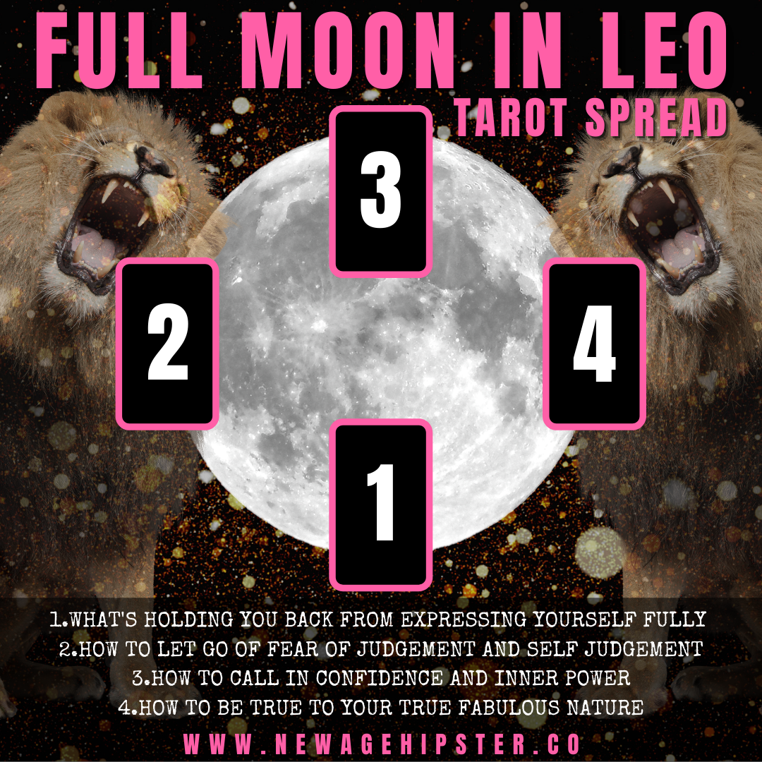 Full Moon in Leo Tarot Spread: Easy Guide & What It Means!