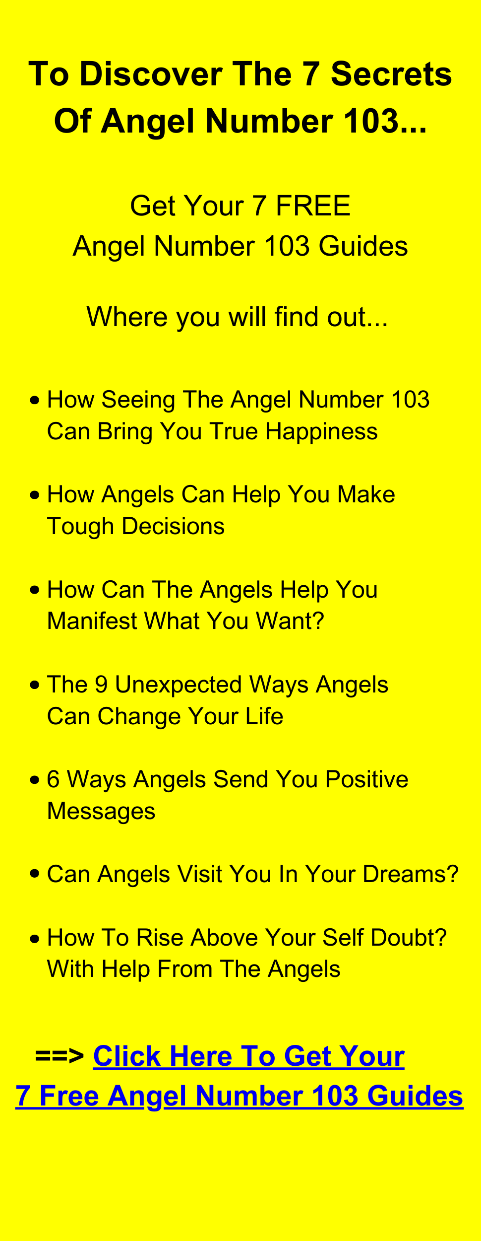 Seeing Angel Number 103? Discover the Secret Meaning Now!