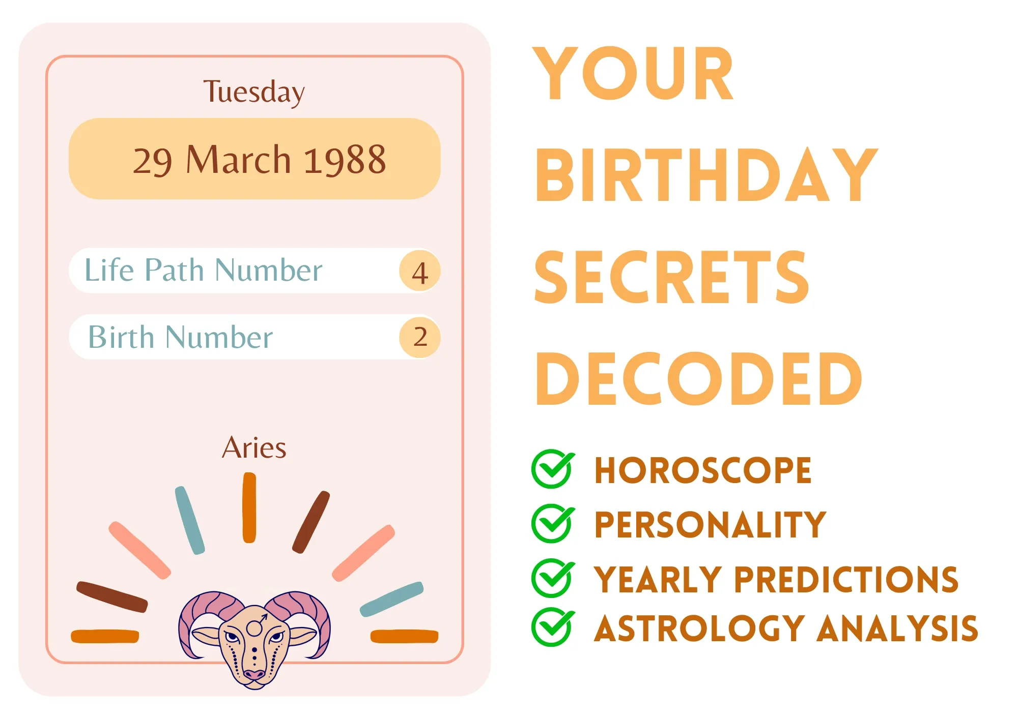 March 29 Birthday Horoscope: Love, Career, and More Insights!