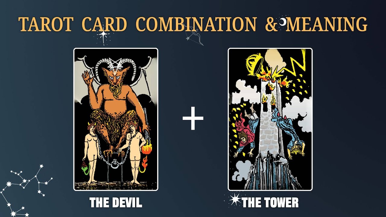 Devil and Tower Tarot Combo: What Does this Scary Pair Mean?