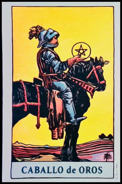 Your Tarot Reading: Understanding the Caballo de Oros Card.